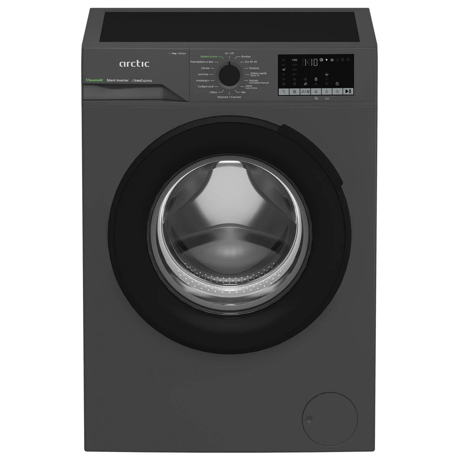 Masina de spalat rufe Arctic APLM2WFSU210411A, 10kg, 1400rpm, Clasa A, Motor Silent Inverter, SAVEINALL, ExtraSteam, Display, Recycled Tub, Antracit