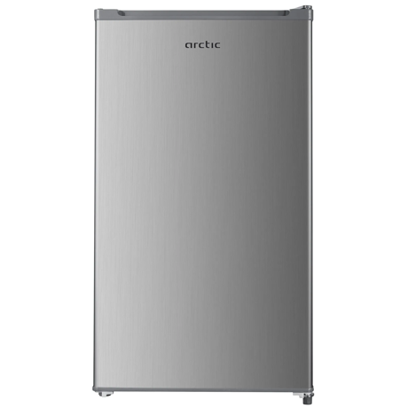 Frigider cu o usa Arctic ATF906SN, 90l, Clasa E, Garden Fresh, Iluminare LED, termostat ajustabil, rafturi sticla, Mix Zone, H 85 cm, silver