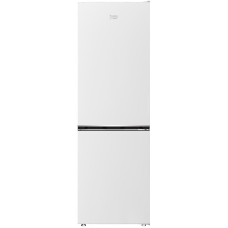 Combina frigorifica Beko B1RCNA364W, tehnologie AeroFlow, Beyond, control mecanic,vol. brut 369(util 210+106), clasa energetica E, rafturi sticla, iluminare LED, 186,5 x 59,5 x 66,3 (lxLxA, cm), culoare White, maner integrat.