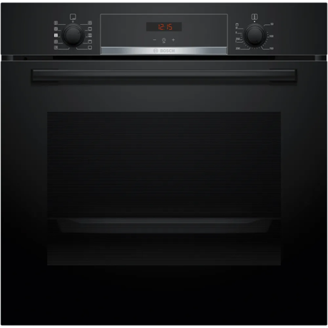Cuptor incorporabil Bosch HQA534EB3, 71 L, Electric, Multifunctional, Added Steam, Grill, Convectie 3D Plus, 8 functii, Autocuratare EcoClean + hidrolitica, Clasa A+, Negru