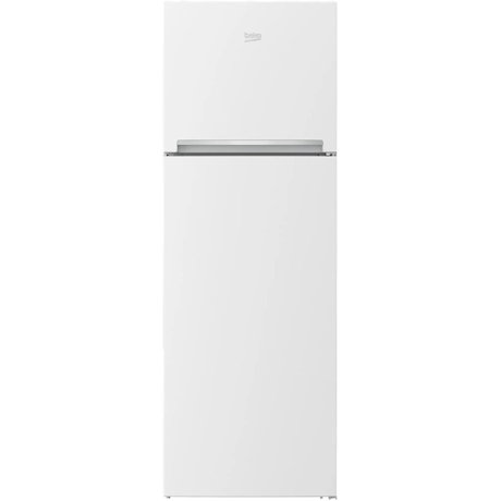 Frigider cu 2 usi Beko RDNE350K40WN, 313l, Clasa E, NoFrost, Compresor ProSmartInverter, Rafturi sticla, Iluminare LED, Alb