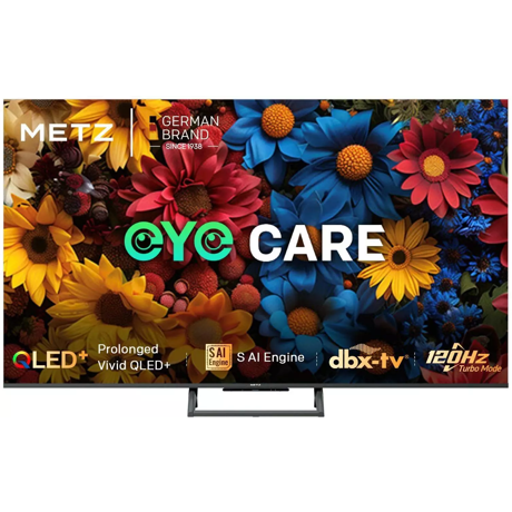Televizor METZ QLED 55MQF7500Z, 139 cm, Smart Google TV, 4K Ultra HD, Clasa F (Model 2025)