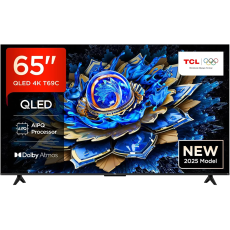 Televizor TCL QLED 65T69C, 164 cm, Smart Google TV, 4K Ultra HD, (Model 2025)