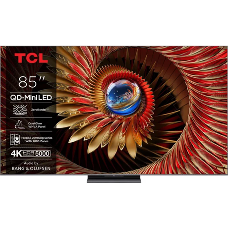 Televizor TCL Mini LED 85Q8C, 215 cm, Smart Google TV, 4K Ultra HD, (Model 2025)