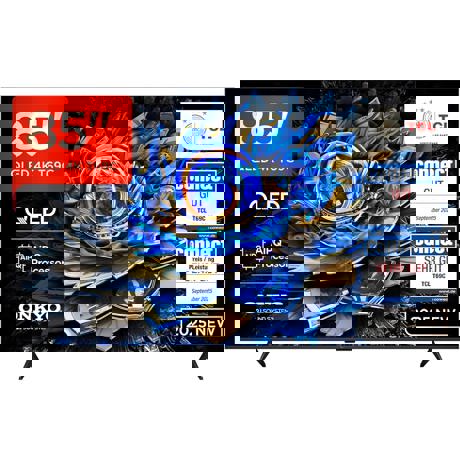 Televizor TCL QLED 85T69C, 215 cm, Smart Google TV, 4K Ultra HD, (Model 2025)