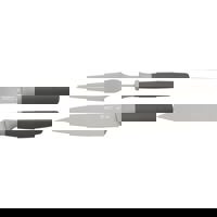 Set cutit si furculita, 19cm, 17cm, Otel, Gri
