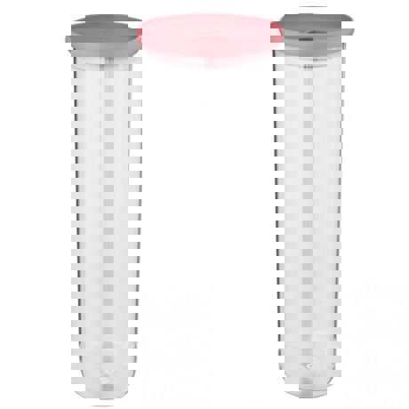 Recipient pentru paste, 1.9L, Sticla termorezistenta, Roz/Transparent