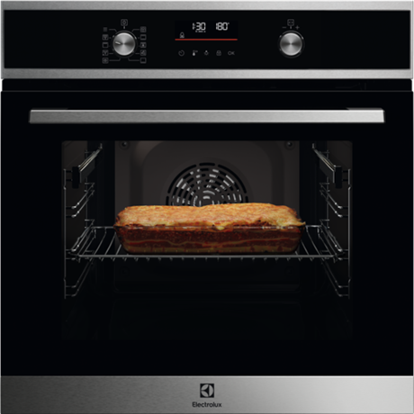 Cuptor electric incorporabil Electrolux EOF6P76BX, Electric, 65 l, Autocuratare pirolitica, SurroundCook, Grill, Timer electronic, Afisaj LED, Clasa A+, Inox antiamprenta