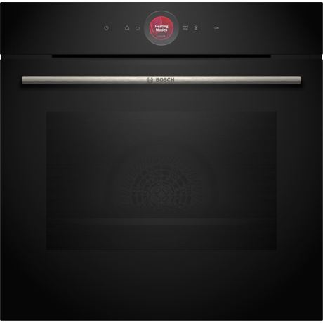 Cuptor electric incorporabil HBG7363B1, Multifunctional, 71 l,  HomeConnect, BoschAssist, PerfectRoast, Negru