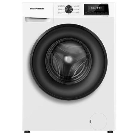 Masina de spalat rufe slim Heinner HWM-H7014IVSMC+++, 7 kg, 1400 rpm, Steam, Baby, Display digital, Motor inverter, Clasa C, Ad. 47 cm, Alb